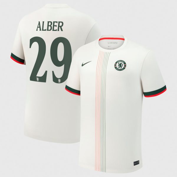 Chelsea Cup Nike Away Stadium Shirt 2025-26 with Alber 29 printing