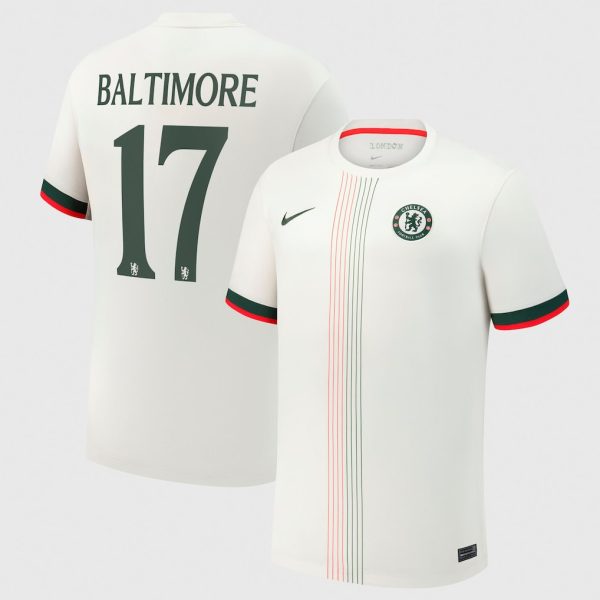 Chelsea Cup Nike Away Stadium Shirt 2025-26 with Baltimore 17 printing