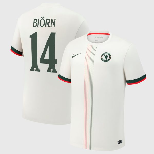 Chelsea Cup Nike Away Stadium Shirt 2025-26 with Björn 14 printing