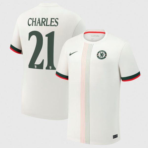 Chelsea Cup Nike Away Stadium Shirt 2025-26 with Charles 21 printing
