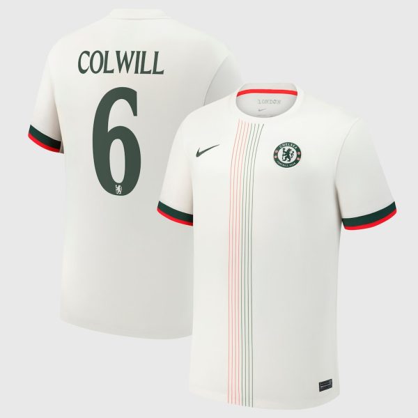 Chelsea Cup Nike Away Stadium Shirt 2025-26 with Colwill 6 printing