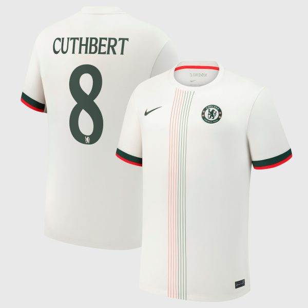 Chelsea Cup Nike Away Stadium Shirt 2025-26 with Cuthbert 8 printing