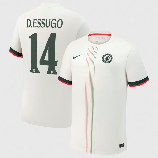Chelsea Cup Nike Away Stadium Shirt 2025-26 with D.Essugo 14 printing