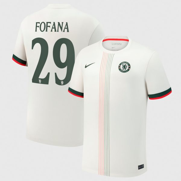 Chelsea Cup Nike Away Stadium Shirt 2025-26 with Fofana 29 printing