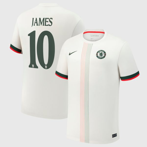 Chelsea Cup Nike Away Stadium Shirt 2025-26 with James 10 printing
