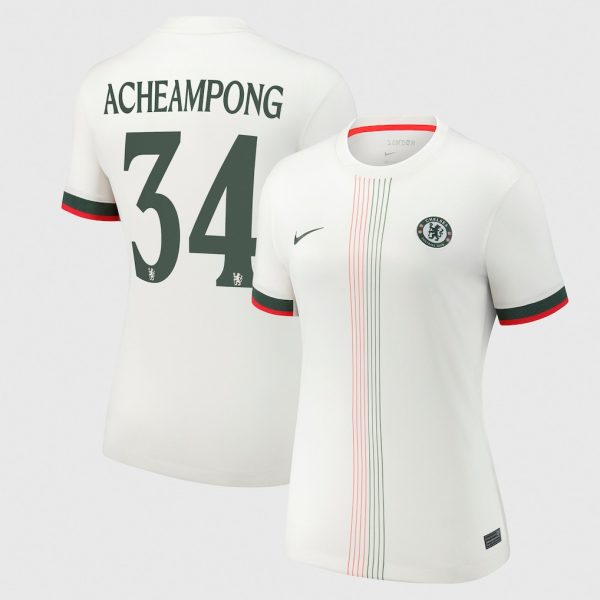 Chelsea Cup Nike Away Stadium Shirt 2025-26 - Womens with Acheampong 34 printing