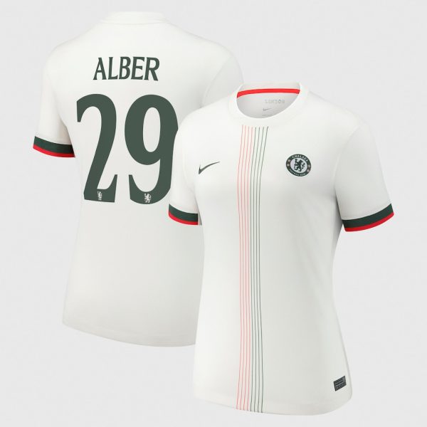 Chelsea Cup Nike Away Stadium Shirt 2025-26 - Womens with Alber 29 printing