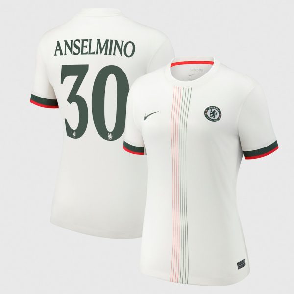 Chelsea Cup Nike Away Stadium Shirt 2025-26 - Womens with Anselmino 30 printing