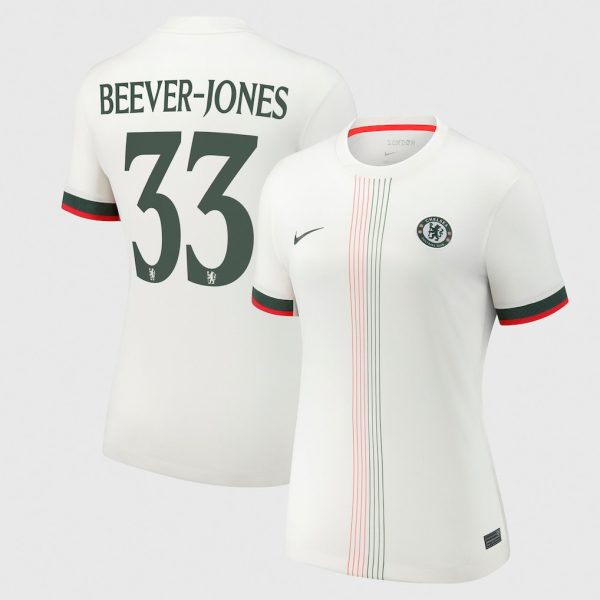 Chelsea Cup Nike Away Stadium Shirt 2025-26 - Womens with Beever-Jones 33 printing