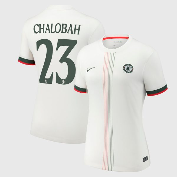 Chelsea Cup Nike Away Stadium Shirt 2025-26 - Womens with Chalobah 23 printing