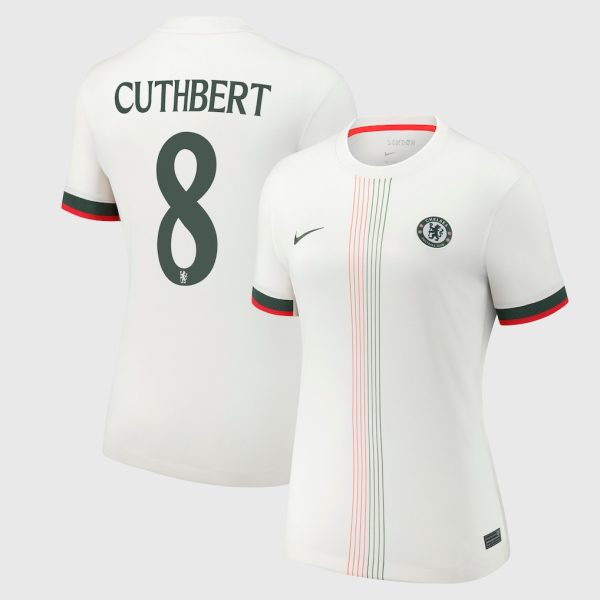 Chelsea Cup Nike Away Stadium Shirt 2025-26 - Womens with Cuthbert 8 printing