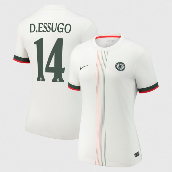 Chelsea Cup Nike Away Stadium Shirt 2025-26 - Womens with D.Essugo 14 printing