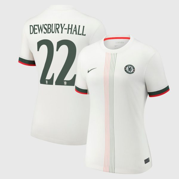 Chelsea Cup Nike Away Stadium Shirt 2025-26 - Womens with Dewsbury-Hall 22 printing