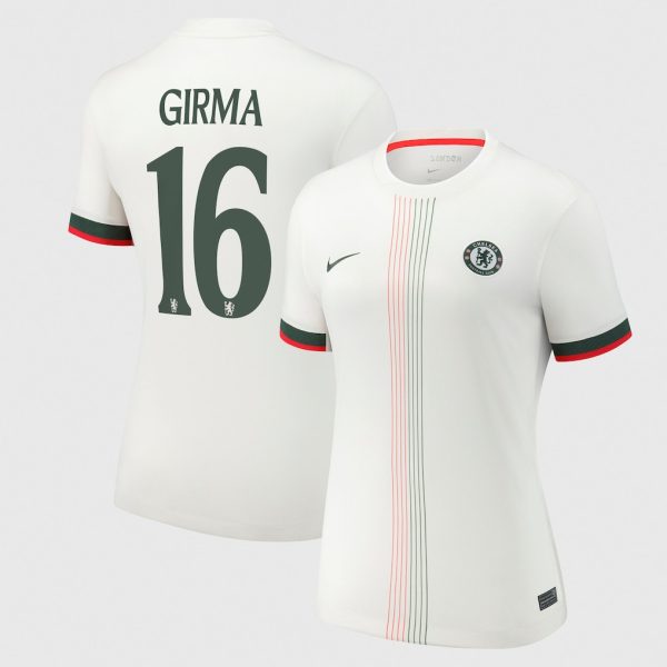 Chelsea Cup Nike Away Stadium Shirt 2025-26 - Womens with Girma 16 printing