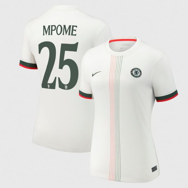Chelsea Cup Nike Away Stadium Shirt 2025-26 - Womens with Mpome 25 printing