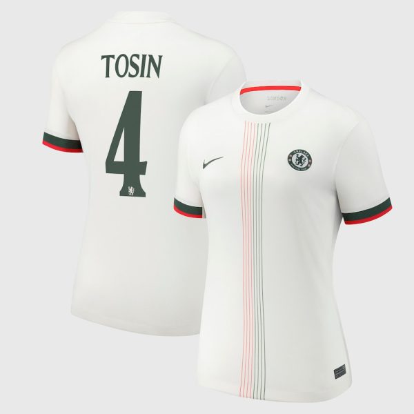 Chelsea Cup Nike Away Stadium Shirt 2025-26 - Womens with Tosin 4 printing