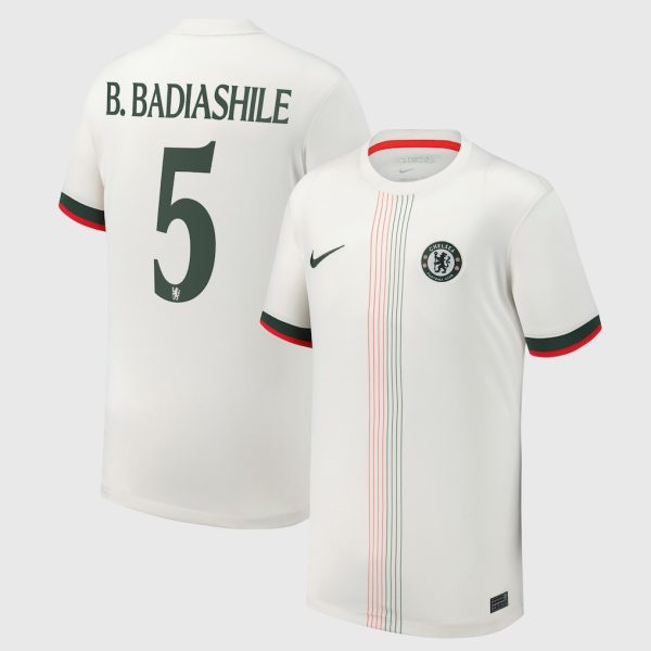 Chelsea Cup Nike Away Stadium Shirt 2025-26 - Youth with B. Badiashile 5 printing