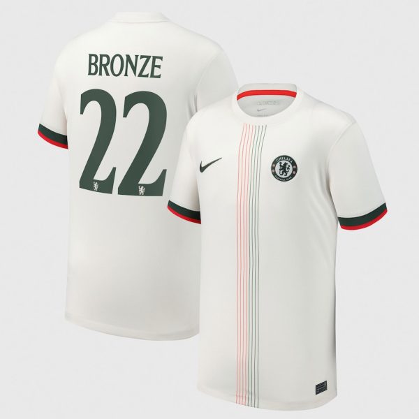 Chelsea Cup Nike Away Stadium Shirt 2025-26 - Youth with Bronze 22 printing