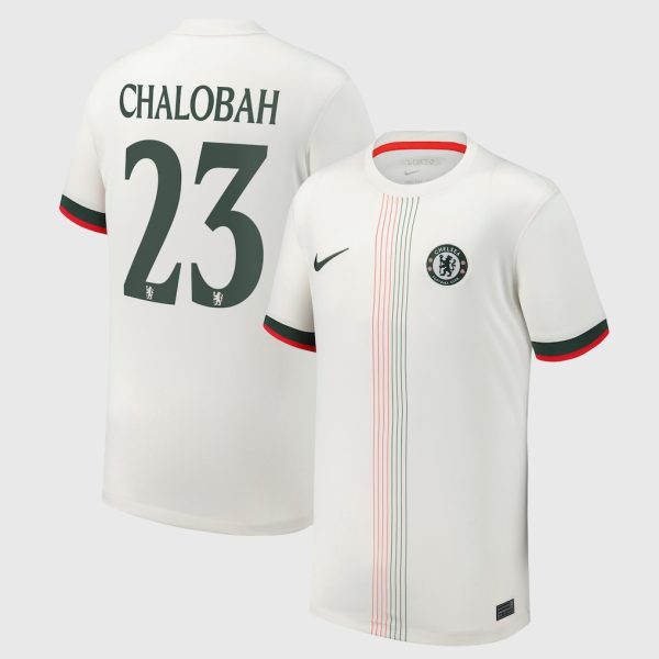 Chelsea Cup Nike Away Stadium Shirt 2025-26 - Youth with Chalobah 23 printing