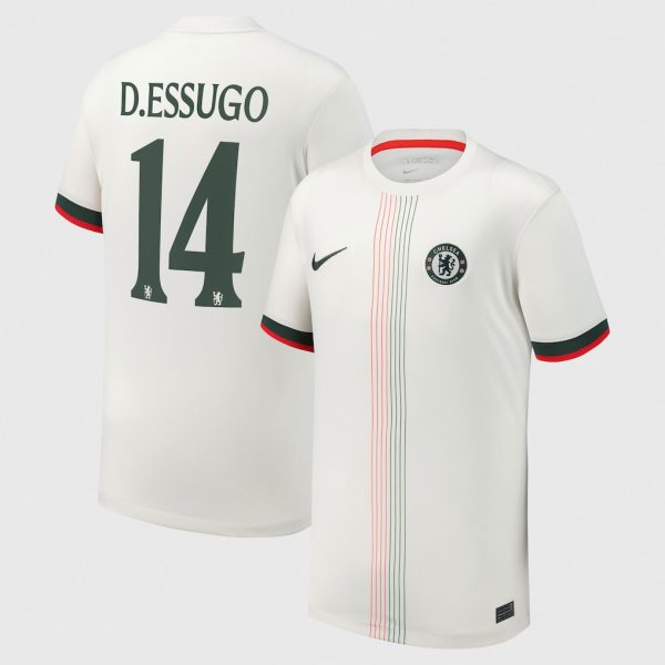 Chelsea Cup Nike Away Stadium Shirt 2025-26 - Youth with D.Essugo 14 printing
