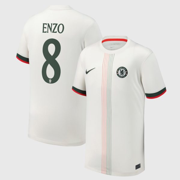 Chelsea Cup Nike Away Stadium Shirt 2025-26 - Youth with Enzo 8 printing