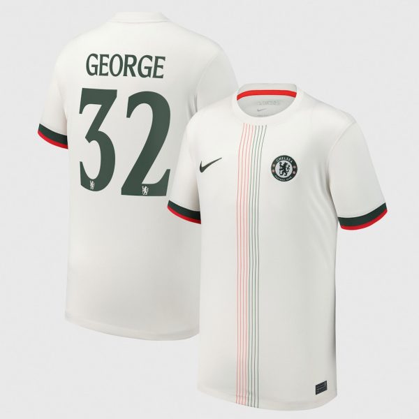 Chelsea Cup Nike Away Stadium Shirt 2025-26 - Youth with George 32 printing