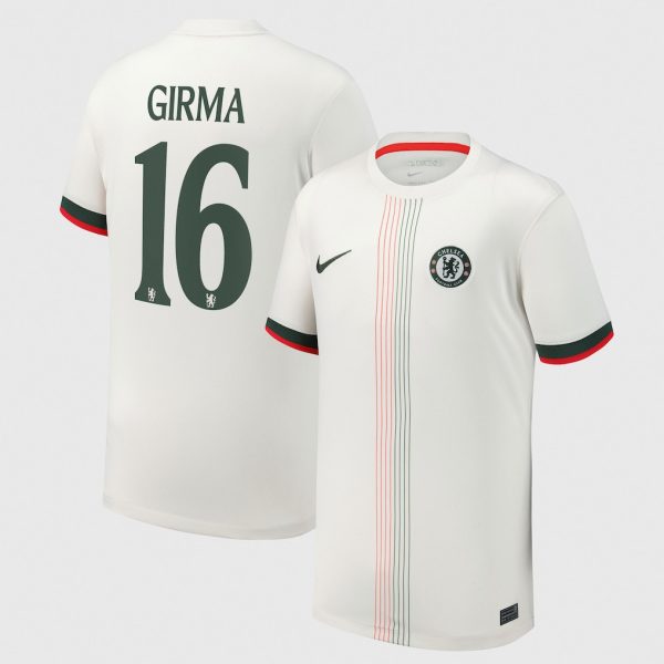 Chelsea Cup Nike Away Stadium Shirt 2025-26 - Youth with Girma 16 printing