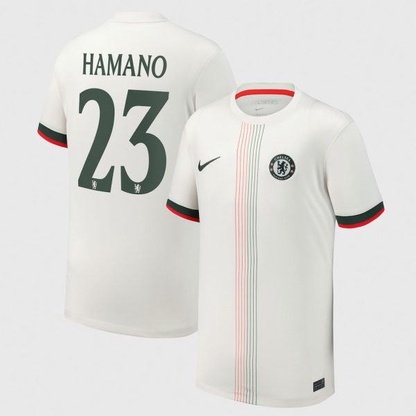 Chelsea Cup Nike Away Stadium Shirt 2025-26 - Youth with Hamano 23 printing