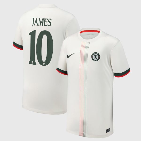 Chelsea Cup Nike Away Stadium Shirt 2025-26 - Youth with James 10 printing