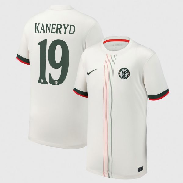 Chelsea Cup Nike Away Stadium Shirt 2025-26 - Youth with Kaneryd 19 printing