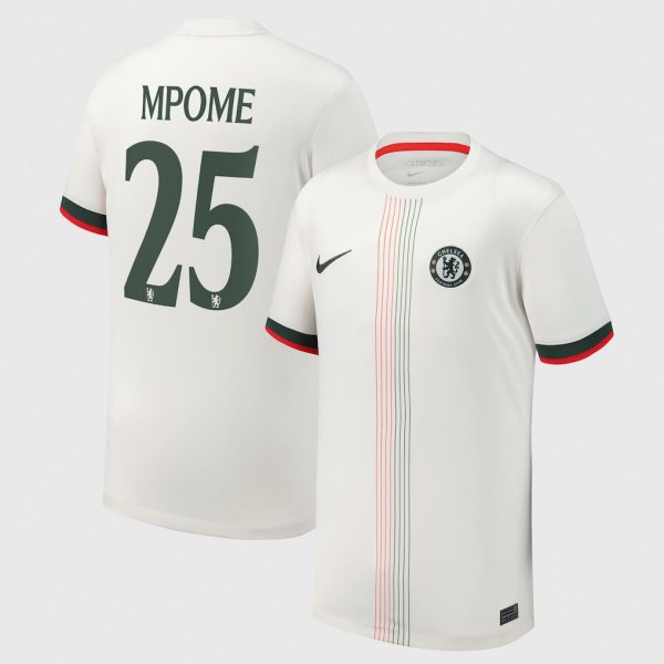 Chelsea Cup Nike Away Stadium Shirt 2025-26 - Youth with Mpome 25 printing
