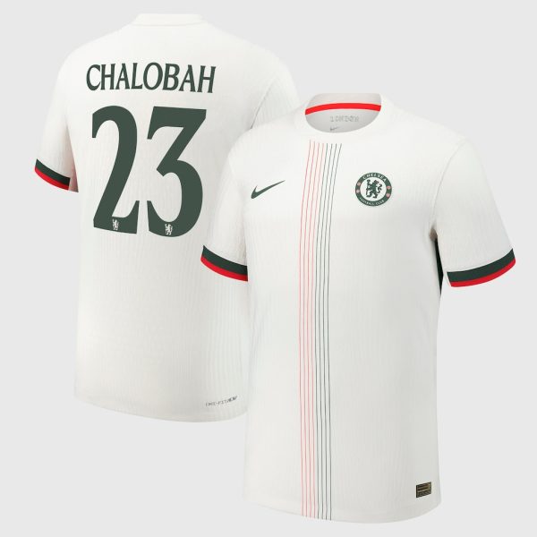Chelsea Cup Nike Dri-Fit Adv Away Match Shirt 2025-26 with Chalobah 23 printing