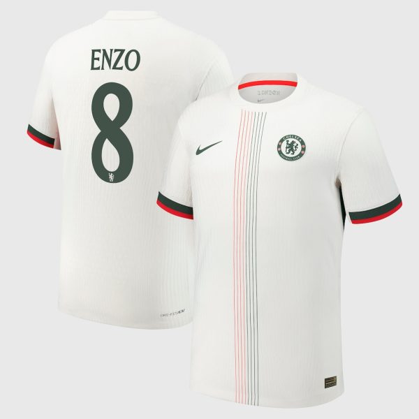 Chelsea Cup Nike Dri-Fit Adv Away Match Shirt 2025-26 with Enzo 8 printing