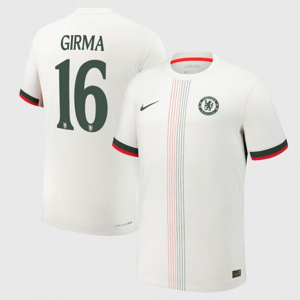 Chelsea Cup Nike Dri Fit Adv Away Match Shirt 2025-26 with Girma 16 printing