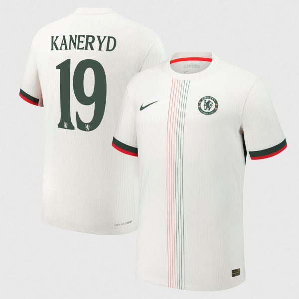 Chelsea Cup Nike Dri Fit Adv Away Match Shirt 2025-26 with Kaneryd 19 printing