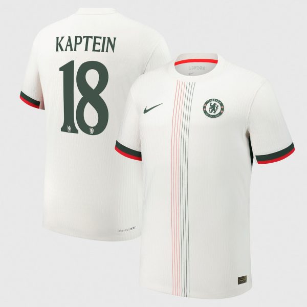Chelsea Cup Nike Dri Fit Adv Away Match Shirt 2025-26 with Kaptein 18 printing