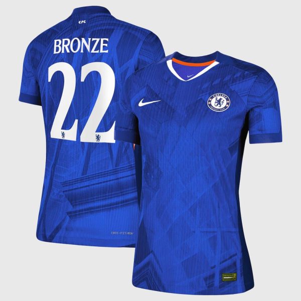 Chelsea Cup Nike Dri-FIT ADV Home Match Shirt 2025-26 - Womens with Bronze 22 printing