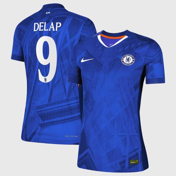 Chelsea Cup Nike Dri-FIT ADV Home Match Shirt 2025-26 - Womens with Delap 9 printing