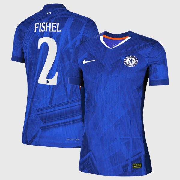 Chelsea Cup Nike Dri-FIT ADV Home Match Shirt 2025-26 - Womens with Fishel 2 printing