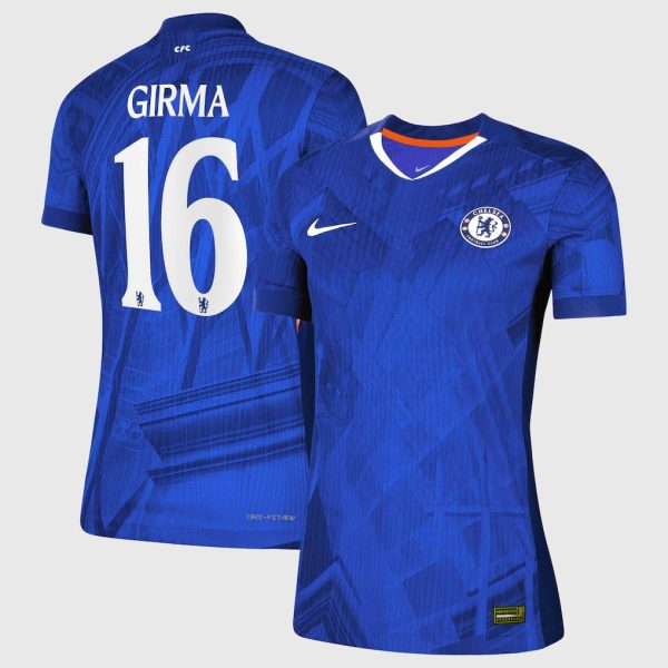 Chelsea Cup Nike Dri-FIT ADV Home Match Shirt 2025-26 - Womens with Girma 16 printing