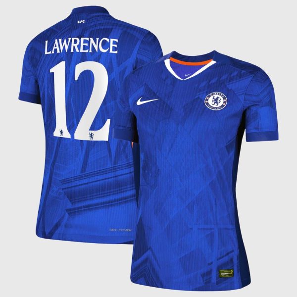 Chelsea Cup Nike Dri-FIT ADV Home Match Shirt 2025-26 - Womens with Lawrence 12 printing