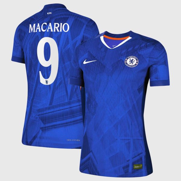 Chelsea Cup Nike Dri-FIT ADV Home Match Shirt 2025-26 - Womens with Macario 9 printing