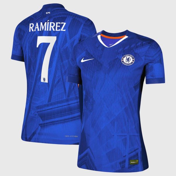 Chelsea Cup Nike Dri-FIT ADV Home Match Shirt 2025-26 - Womens with Ramírez 7 printing