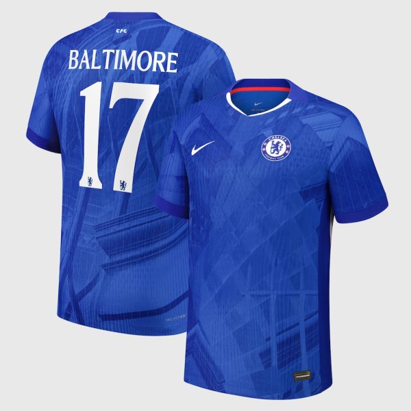 Chelsea Cup Nike Dri-FIT ADV Home Match Shirt 2025-26 - Youth with Baltimore 17 printing