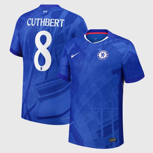 Chelsea Cup Nike Dri-FIT ADV Home Match Shirt 2025-26 - Youth with Cuthbert 8 printing