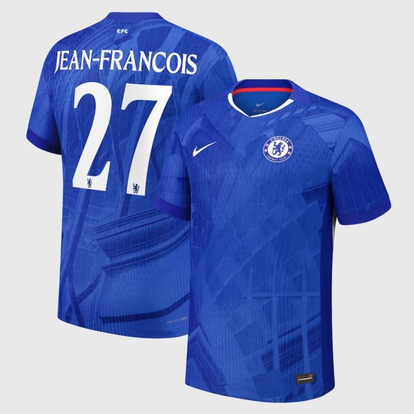 Chelsea Cup Nike Dri-FIT ADV Home Match Shirt 2025-26 - Youth with Jean-Francois 27 printing