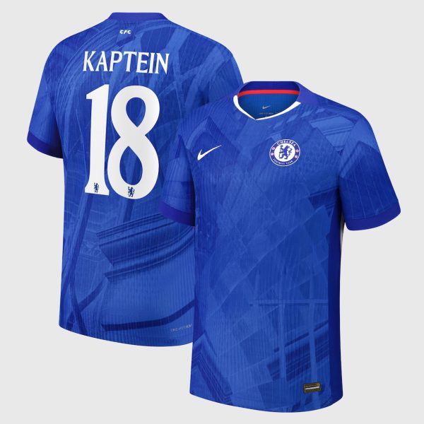 Chelsea Cup Nike Dri-FIT ADV Home Match Shirt 2025-26 - Youth with Kaptein 18 printing