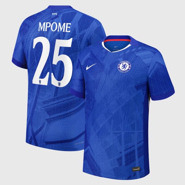 Chelsea Cup Nike Dri-FIT ADV Home Match Shirt 2025-26 - Youth with Mpome 25 printing