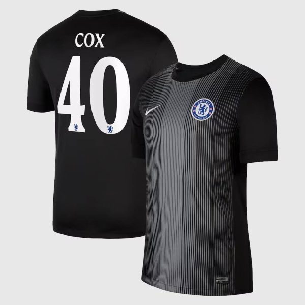 Chelsea Cup Nike Goalkeeper Stadium Shirt 2025-26 - Youth with Cox 40 printing