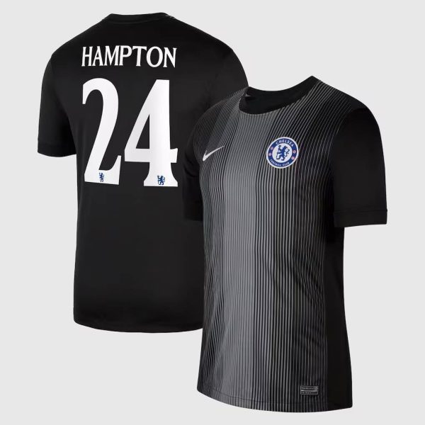 Chelsea Cup Nike Goalkeeper Stadium Shirt 2025-26 - Youth with Hampton 24 printing